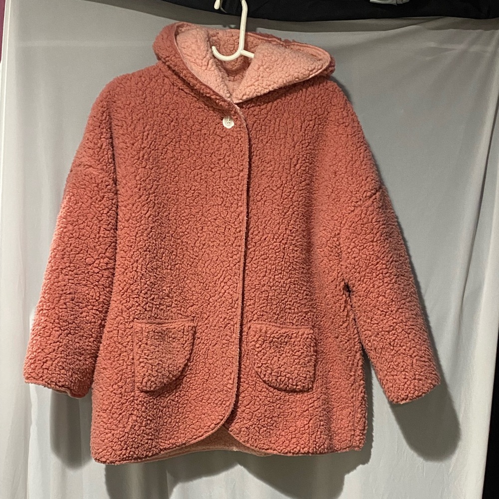 Women's Plush Coral Sherpa Jacket